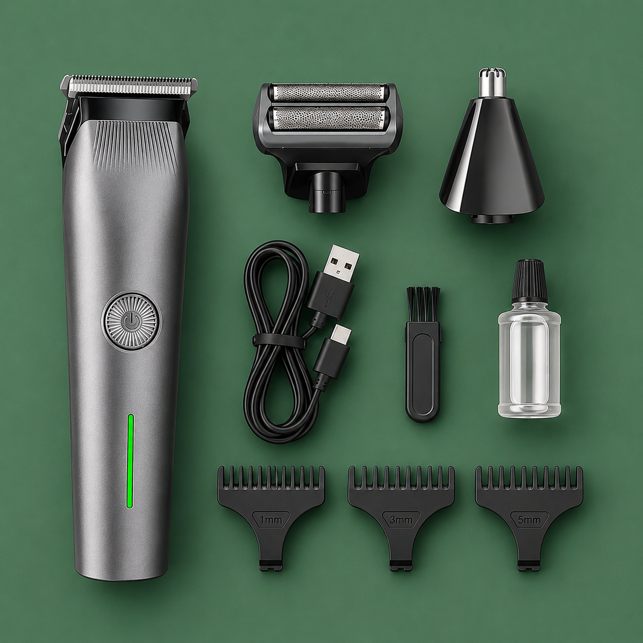 Grey 3in1 Hair Trimmer