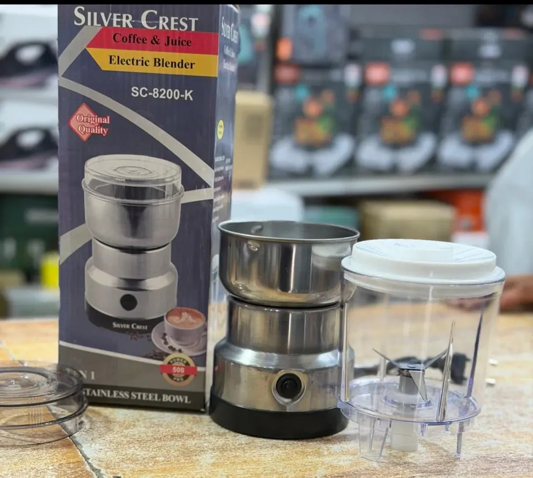 Electric Grinder & Juicer, 2 in 1  Stainless Steel 4 Blades , 350 ML - 300 Watt